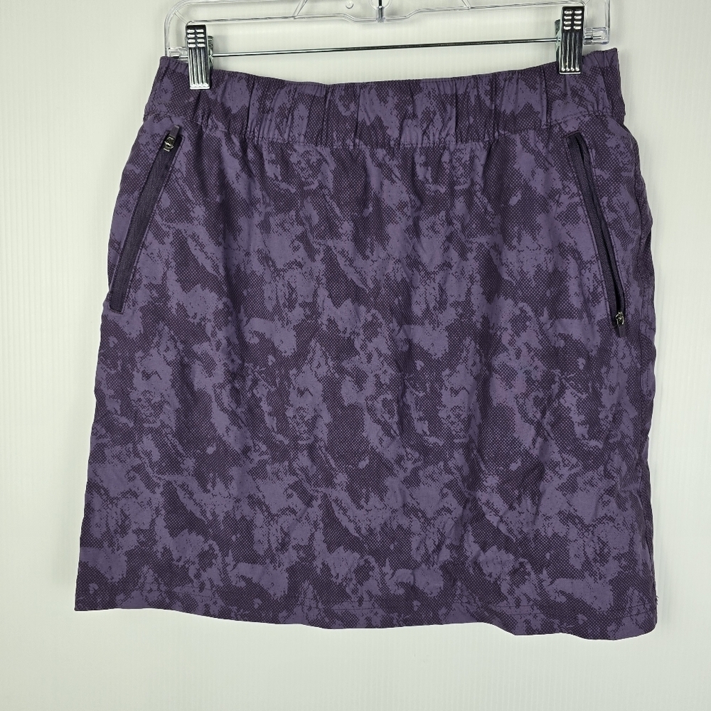 NWOT Eddie Bauer Women's Purple Camouflage Athletic Golf Skort Size 10